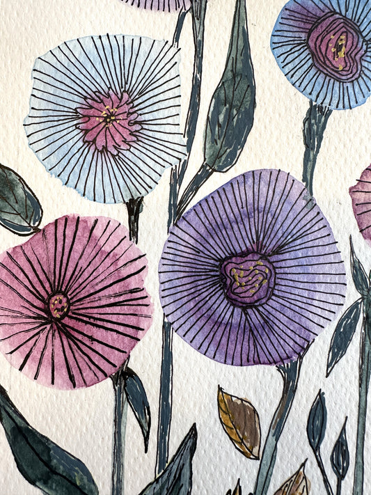 Flowers in Purple