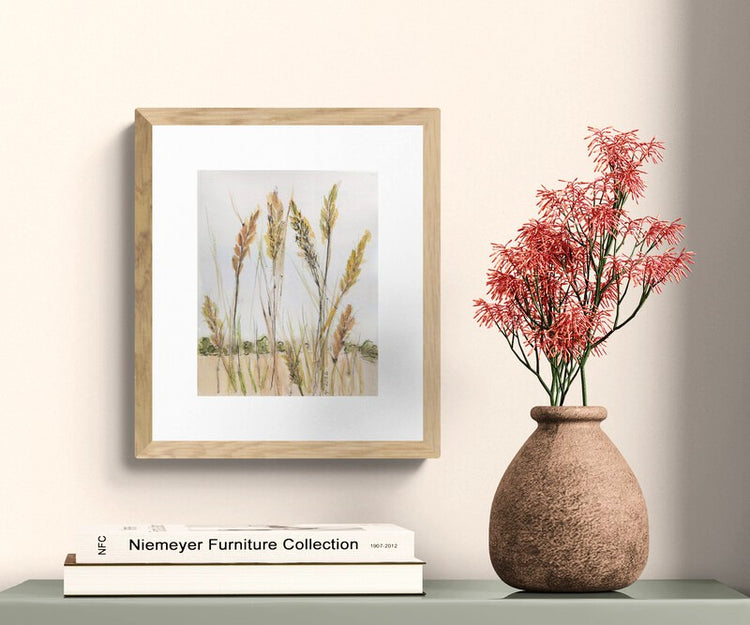 Whispering Grasses - Original Watercolor by Lyn Foley