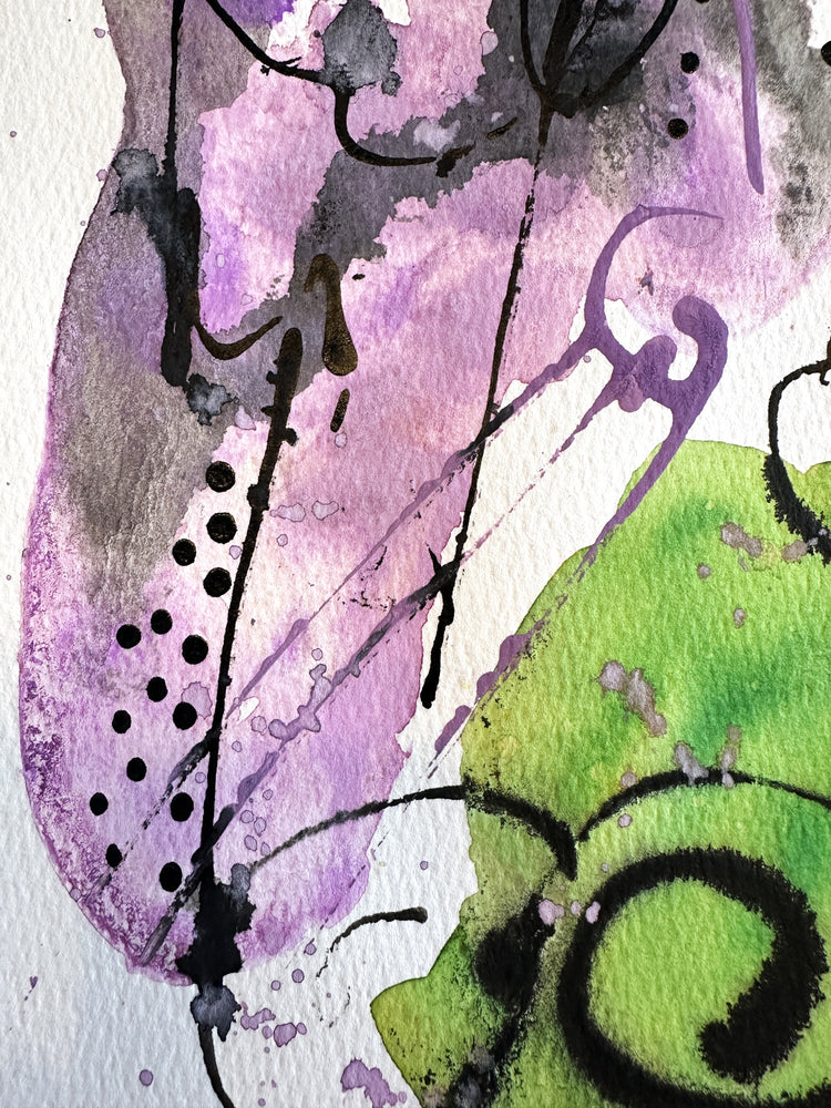 Joy in Lavender and Green