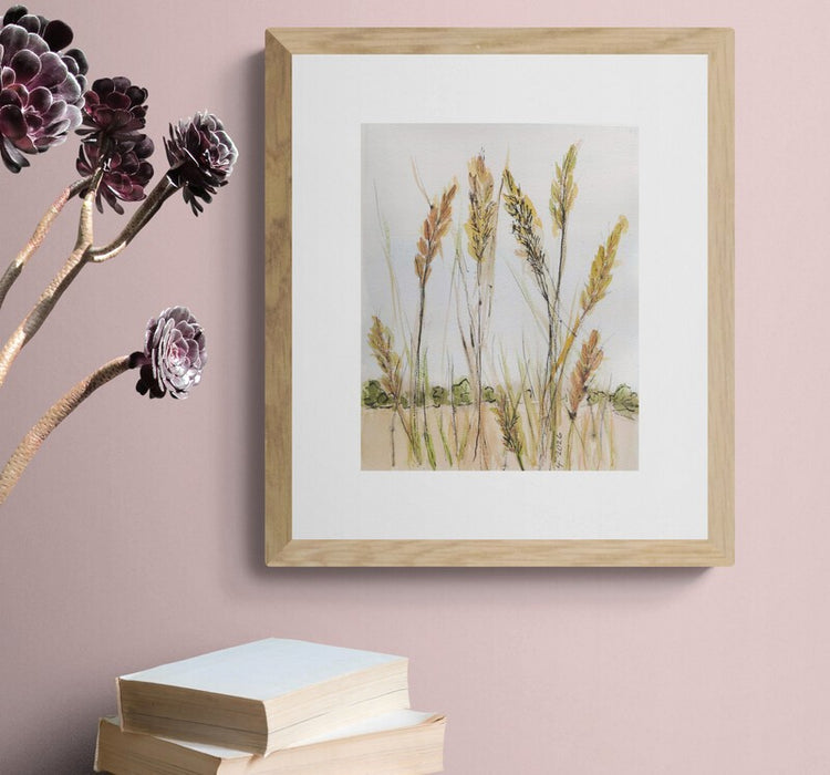 Whispering Grasses - Original Watercolor by Lyn Foley